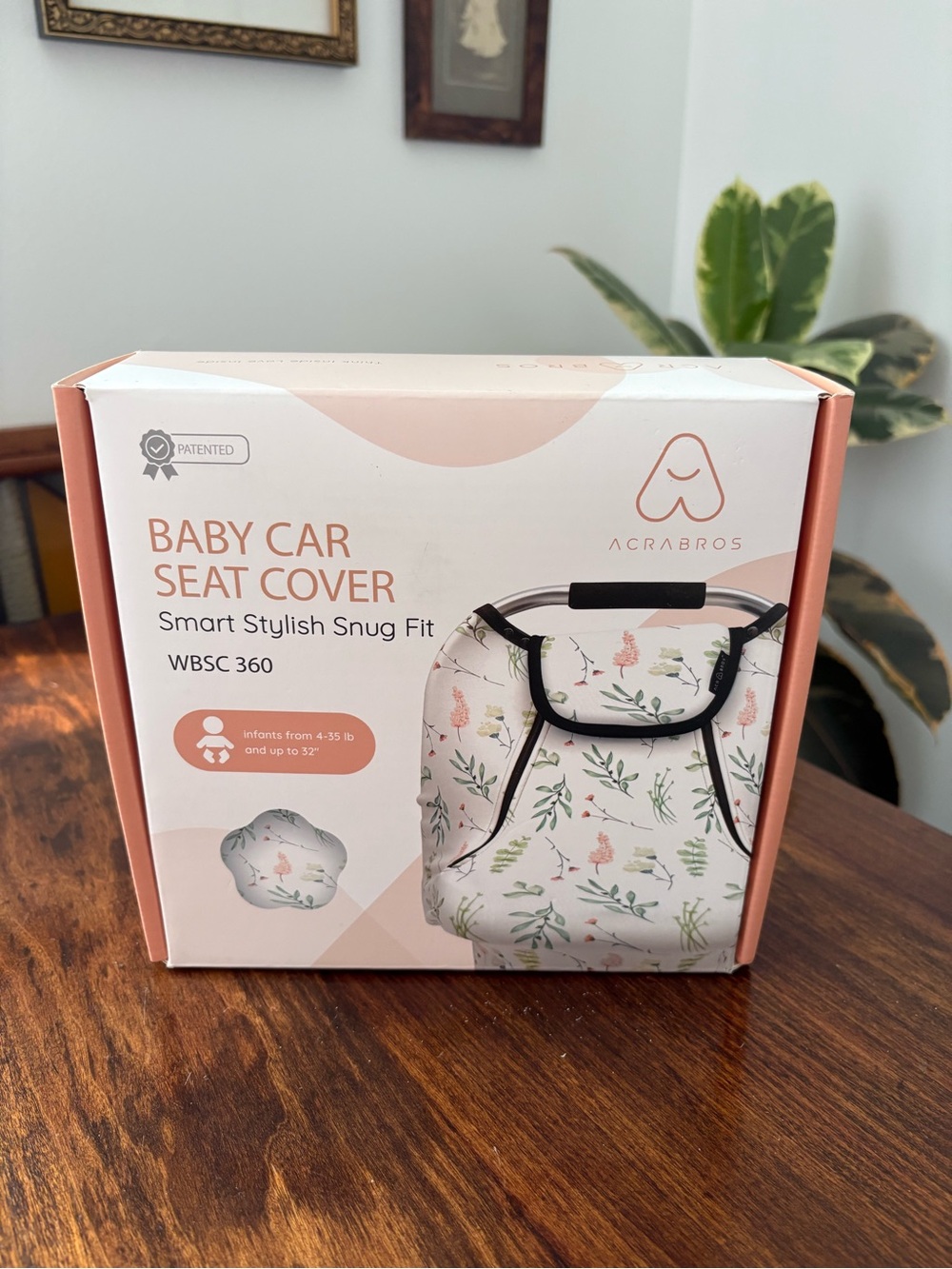 Floral Car Seat Cover - Brand New